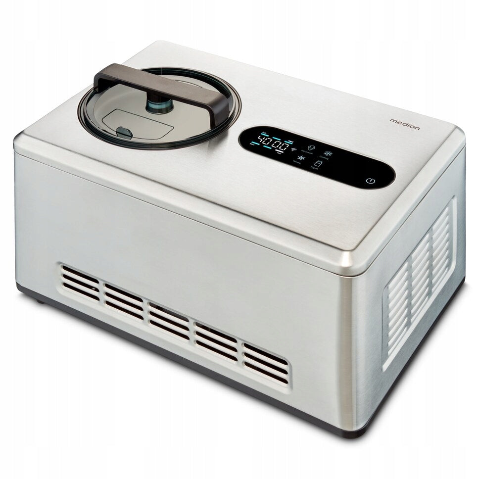 Ice cream machine Ice cream maker for Sorbets,Yogurts+WiFi 2L,220W HD LED MEDION Manufacturer code MD12170