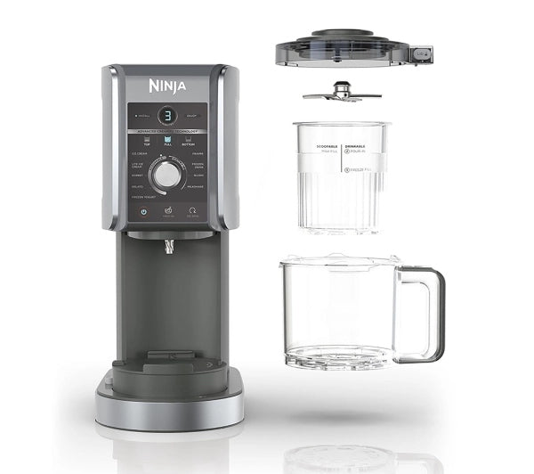 Ice cream machine Ninja NC502EU 800W + 2 Containers Packaging status original