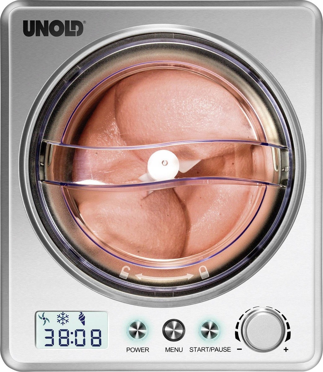 Ice cream machine Unold Exlusiv 48872 silver Product depth 31.5 cm