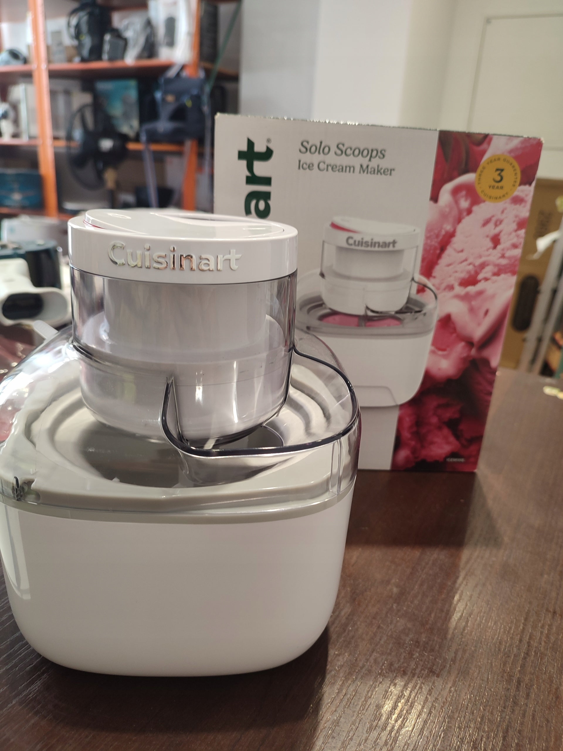 Ice cream maker Cuisinart ICEM10E White 12 W 473 ml Packaging status original