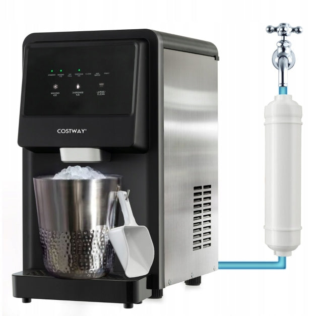 Ice maker Costway FP10221DE-SL silver/grey 240 W