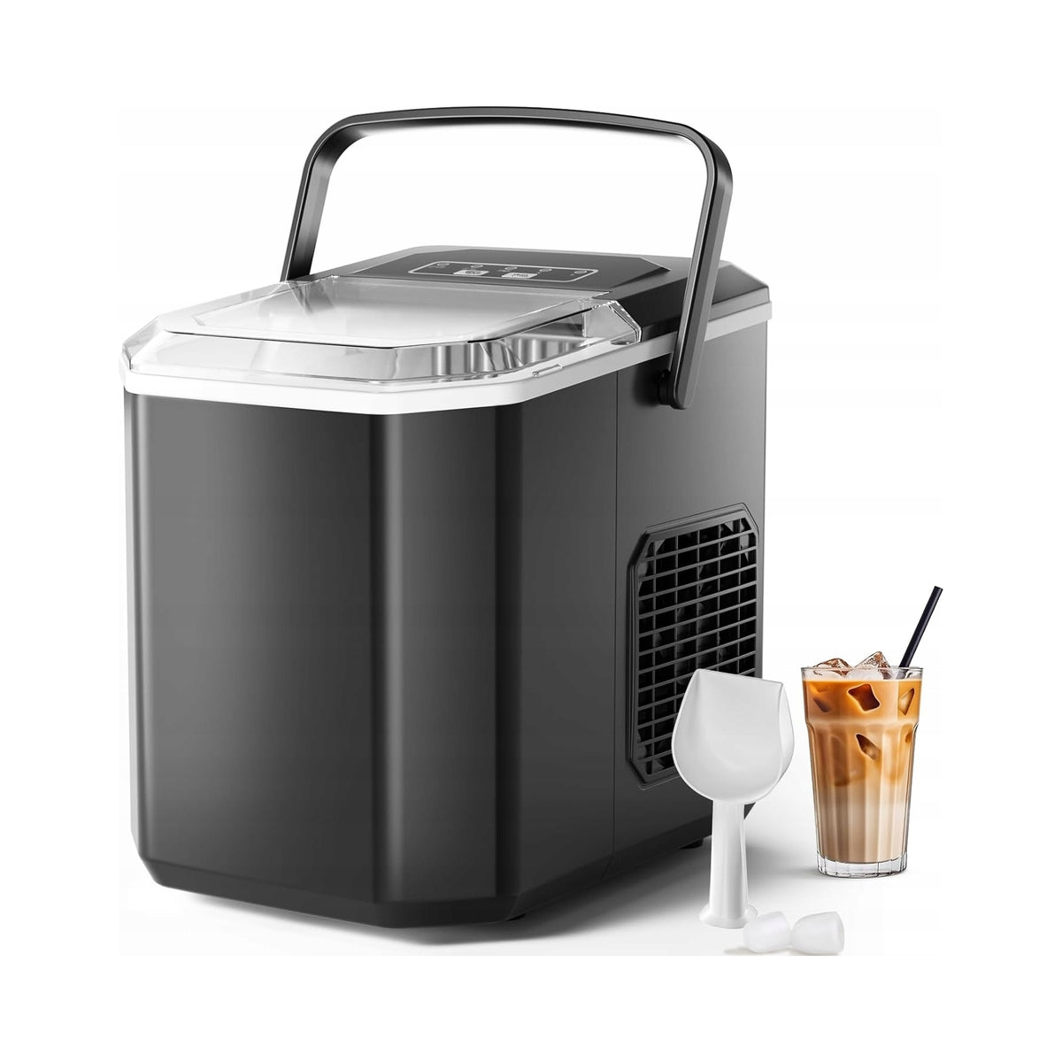 Ice maker Fooing HZB-12/G black 120 W