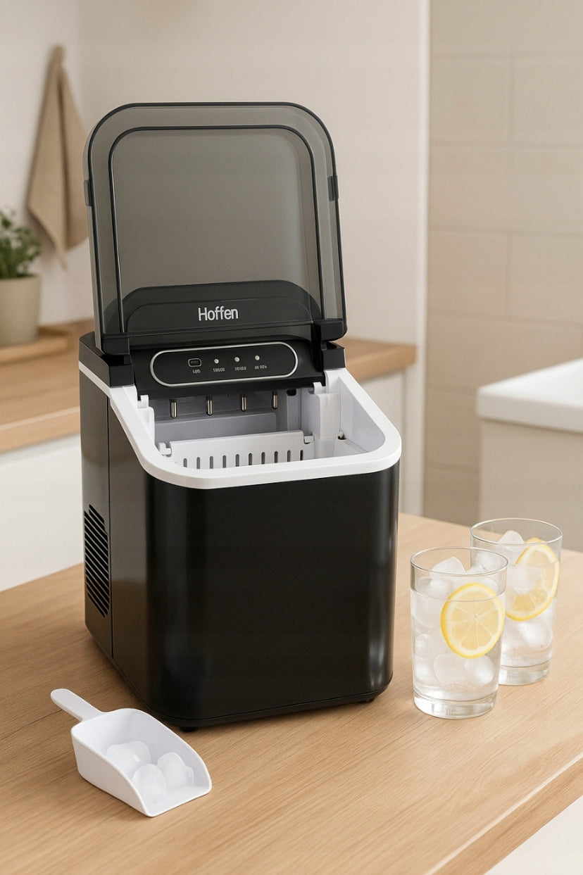Ice maker Hoffen 1,4l 170W black automatic 2 cubes Manufacturer code Kostkarka do lodu Hoffen