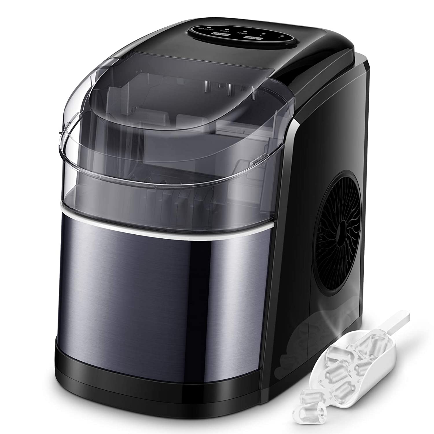 Ice maker ICE MAKER HZB-12/C black 150 W 12 KG