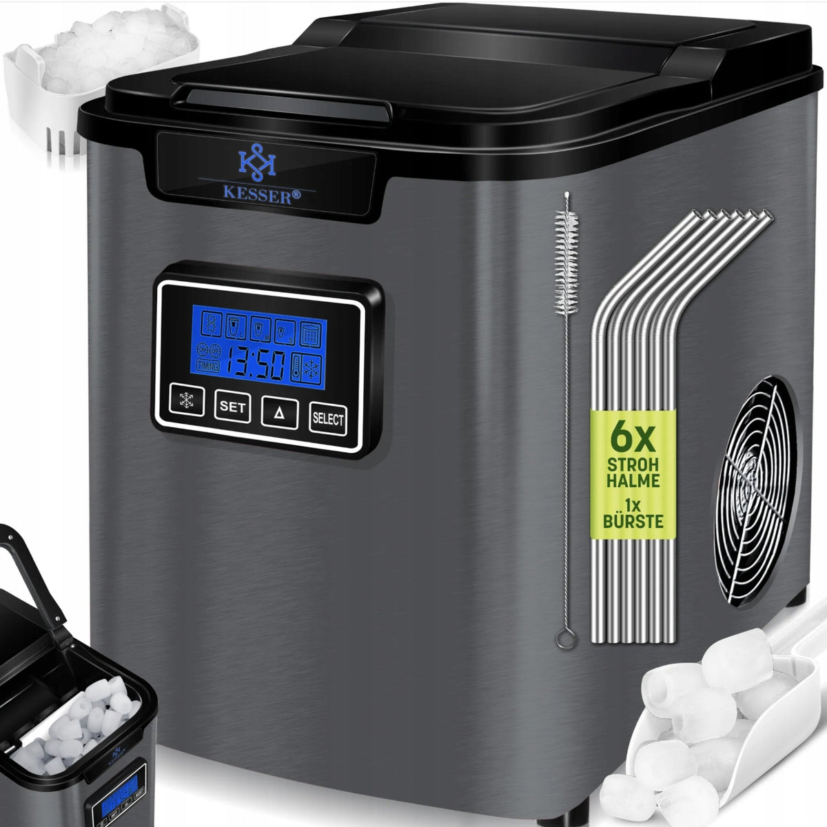 Ice maker KESSER KEWM silver/grey 150 W
