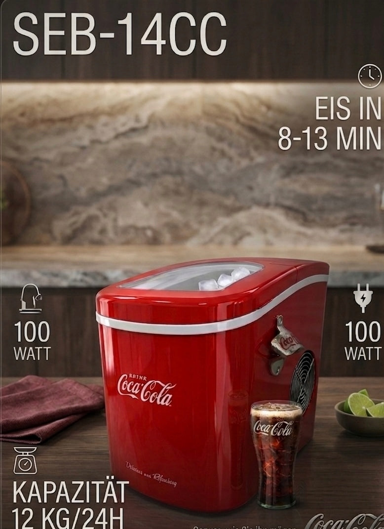 Ice maker Salco Coca - Coca SEB-14CC red 100 W Manufacturer code SEB-14CC