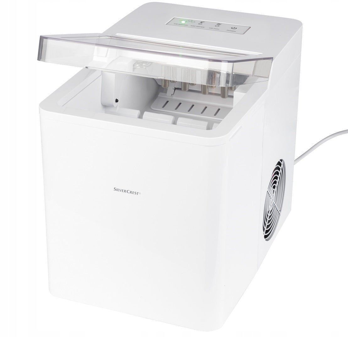 Ice maker SilverCrest Semk 105 b2 white 105 W cube machine Brand SilverCrest