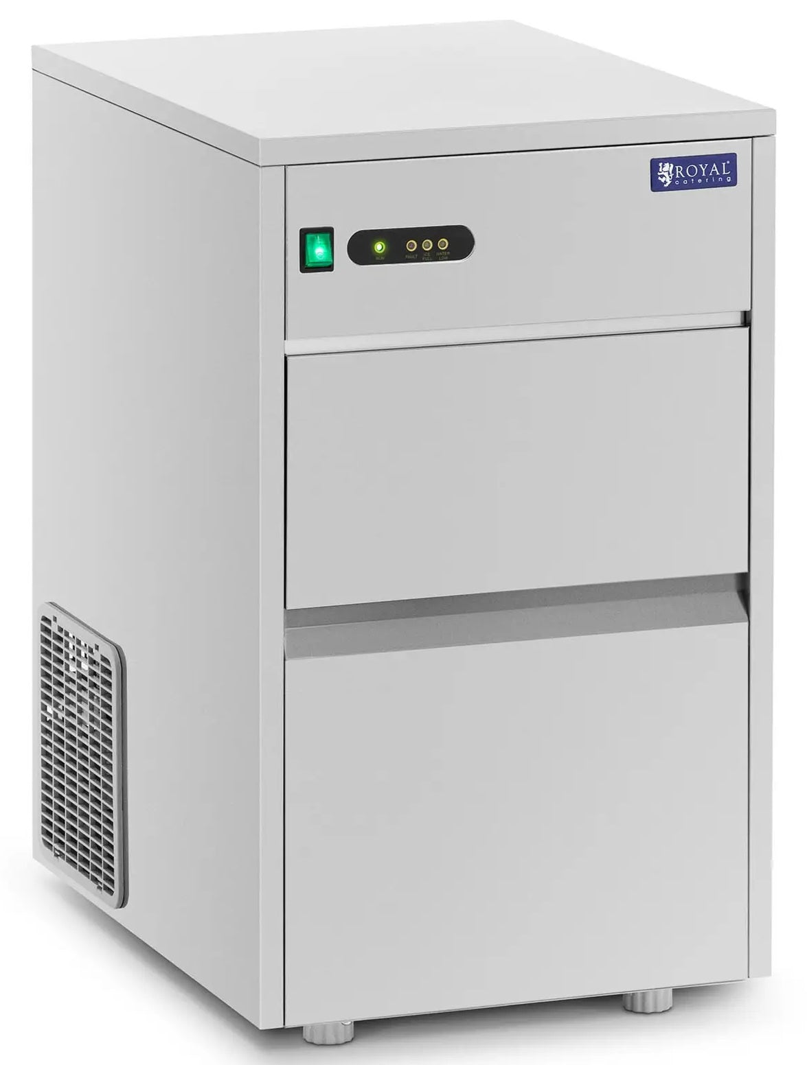 Ice maker empty cylinder 20kg/24h ROYAL CATERING RCIC-20BI 10012826