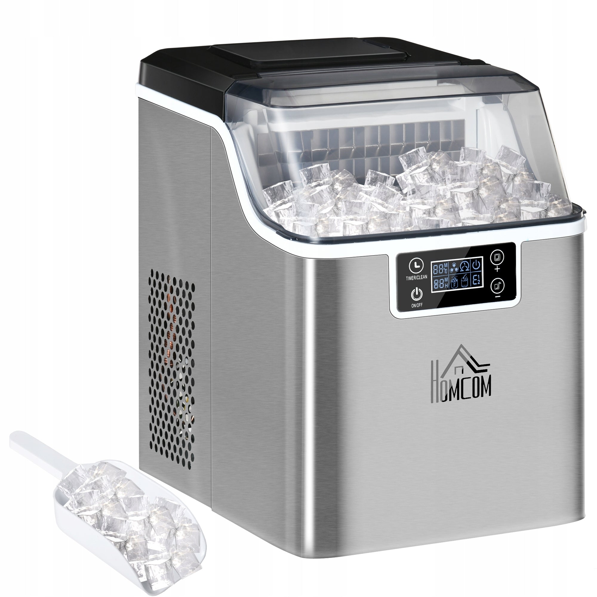 Ice vending machine, 20 kg/24h 2.3 L, automatic washing program