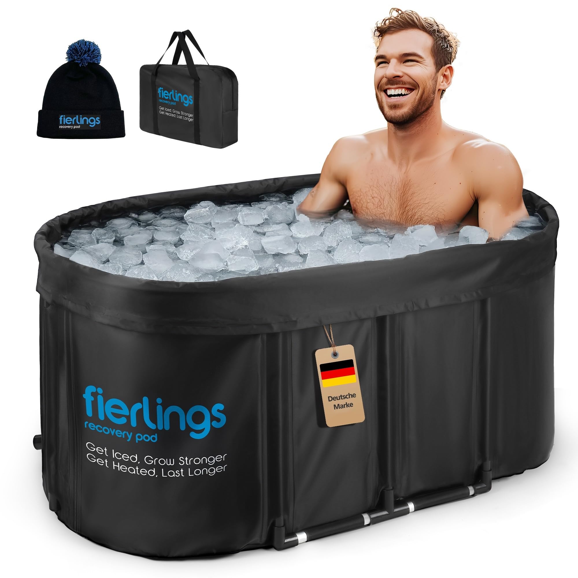 Ice walrus tub folding 120cm 320l Fierlings Oval