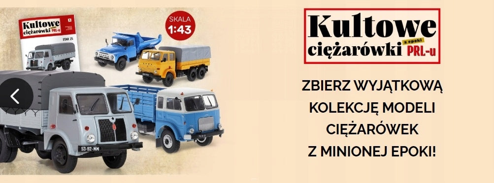 Iconic Trucks from the People's Republic of Poland 138 Jelcz S442 Paris-Dakar Model Kultowe Ciężarówki 138 Jelcz S442 Paryż-Dakar