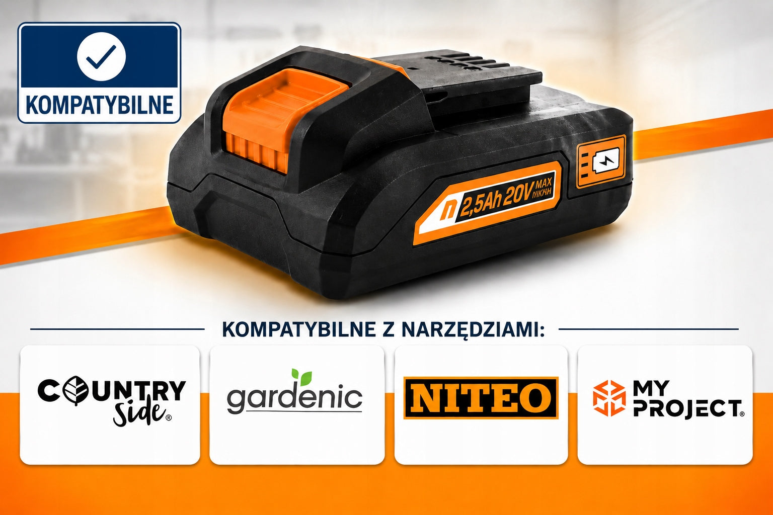 Impact Drill 20V MAX SDS+ 1,2 J 17 Elements Brand Niteo