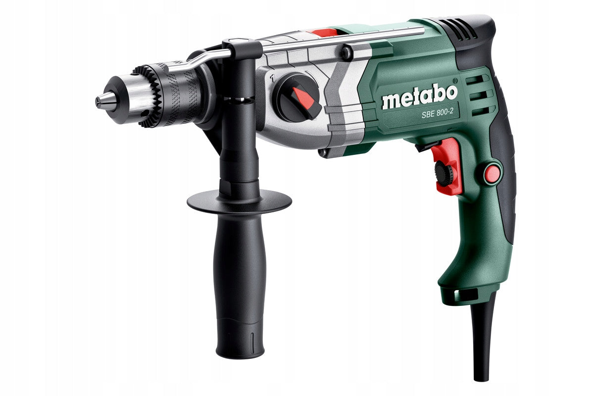 Impact drill Metabo SBE 800-2 toothed handle Universal two-speed