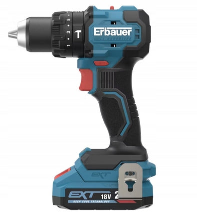 Impact drill + angle grinder 125 mm Erbauer 18V 2 + 4Ah Packaging status original
