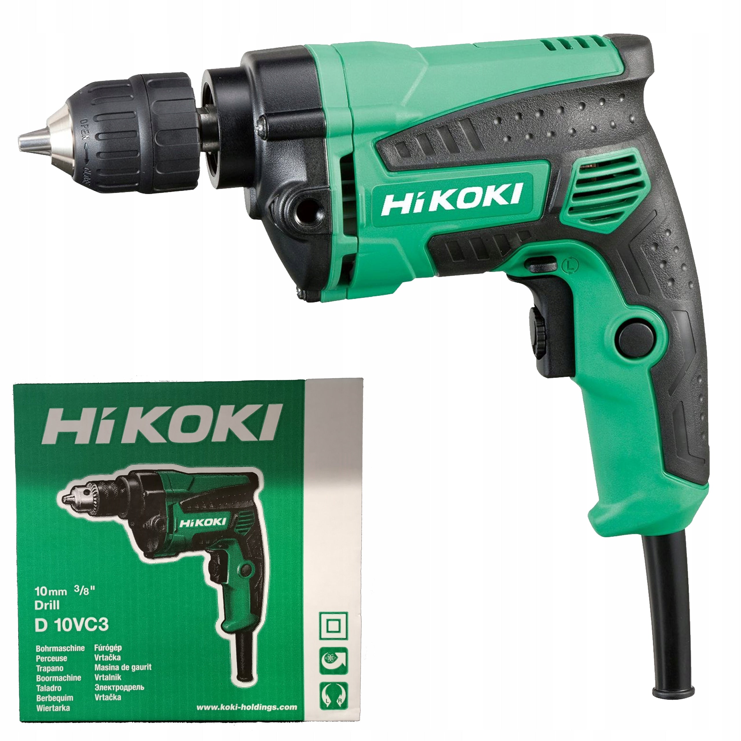Impact-free drilling machine Hikoki 230 V D10VC3WCZ Packaging status original