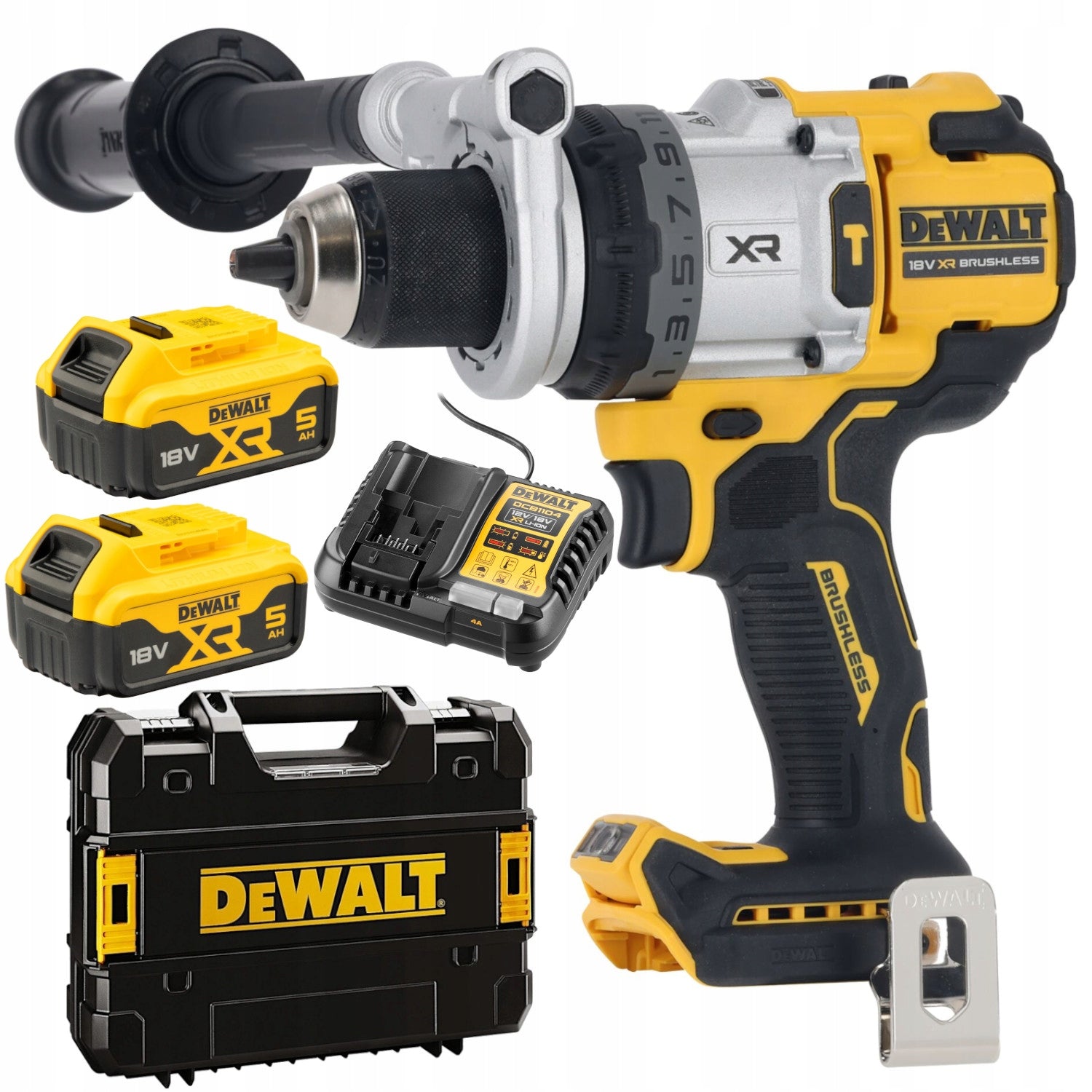 Impact screwdriver 3-speed 18V 2x 5Ah load suitcase DeWALT DCD1007P2