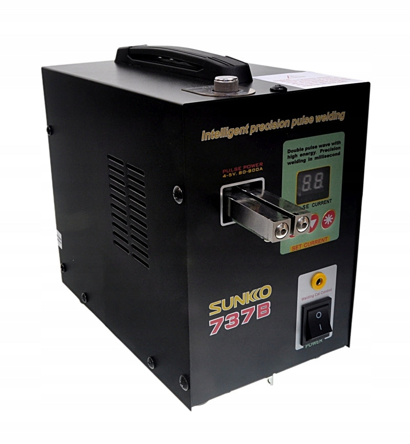 Impulse Point Welding Machine Sunkko Battery Welding Machine 737G 2,88kW LED Batteries included no