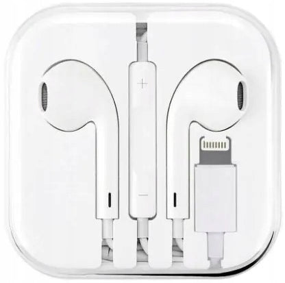 In-Ear Headphones Replacement Lightning IPHONE X XS 11 12 13 14 Manufacturer code Oryginalne słuchawki APPLE EarPods Lightning
