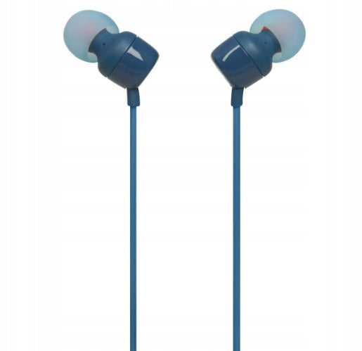 In-ear headphones JBL T110 with microphone Blue Manufacturer code JBLT110BL