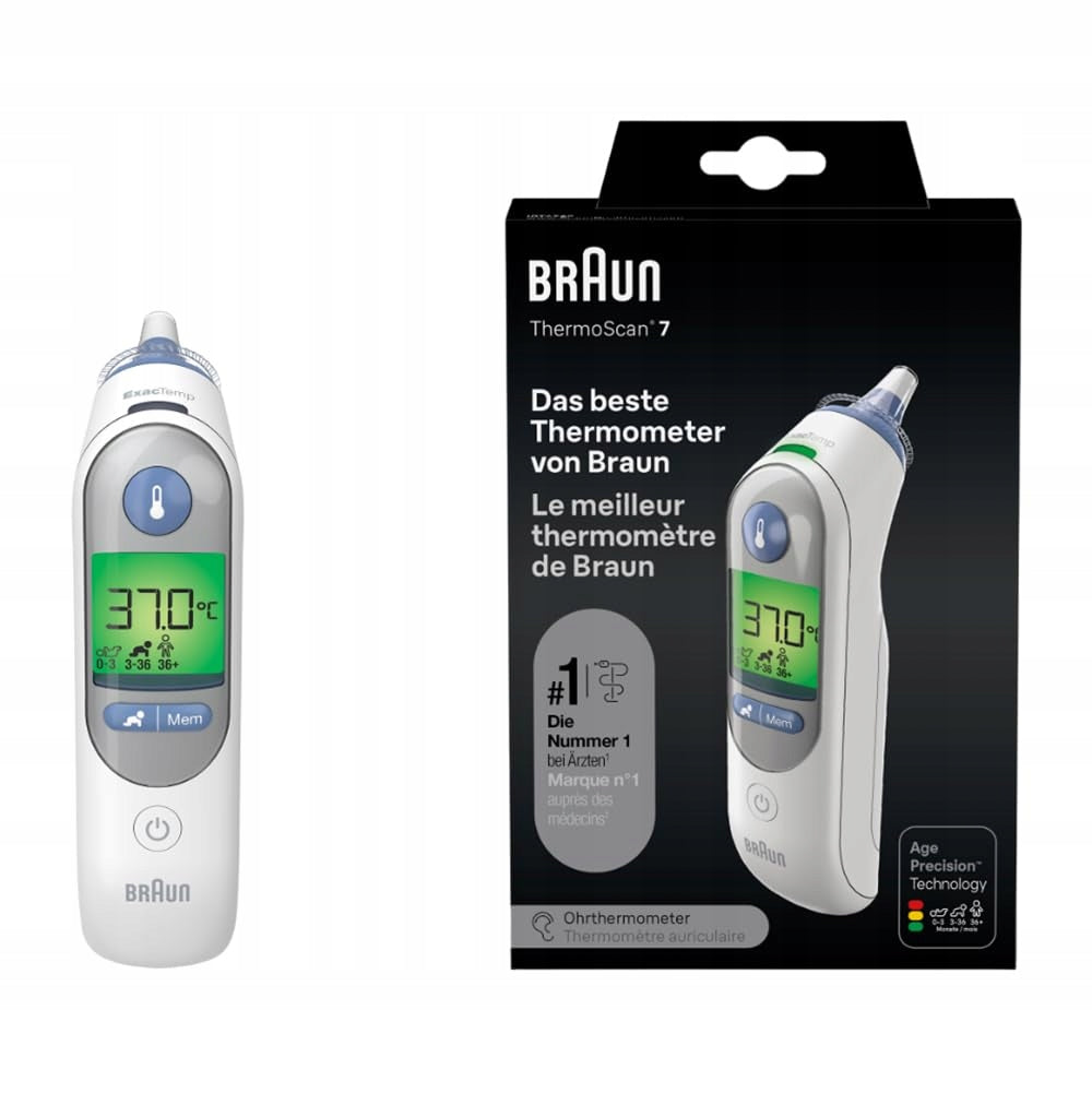 In-ear thermometer Braun ThermoScan 7 IRT6520 Age Precision White