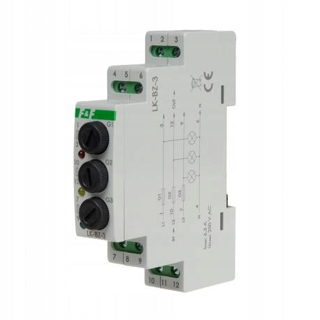 Indicator light + fuse socket F&F LK-BZ-3K