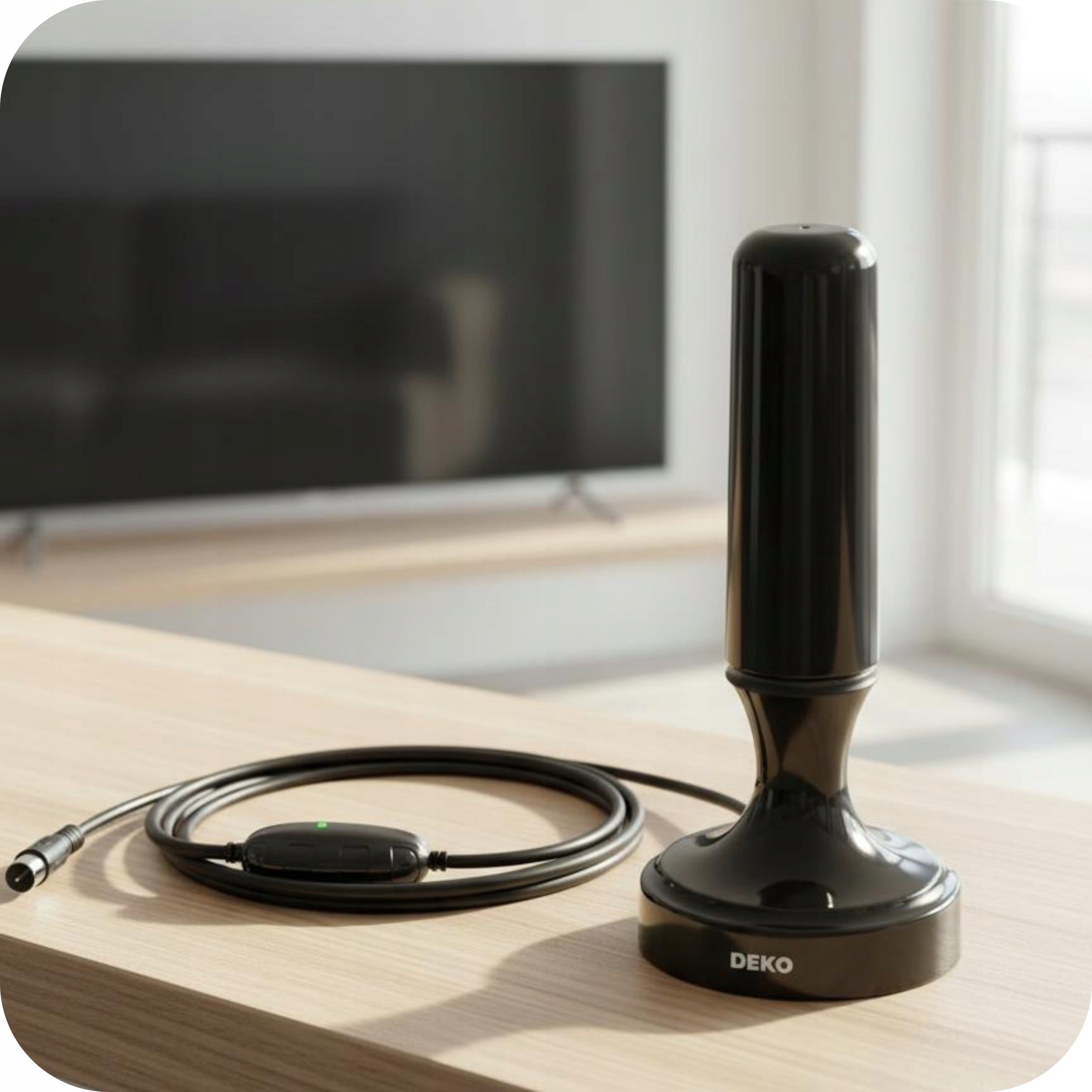 Indoor DekoTV Indoor Antenna DVB-T2 DVBT2 HEVC for TV Strong Packaging status original