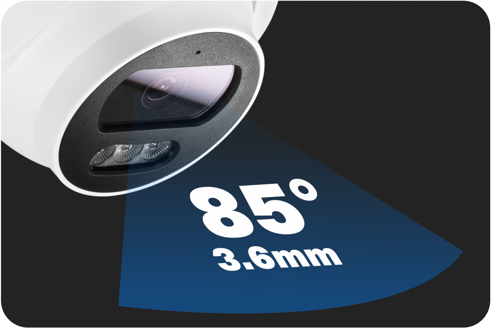 Indoor PoE IP Camera 4MPx 4MP 20M IR 3.6mm + AUDIO Brand Zintronic