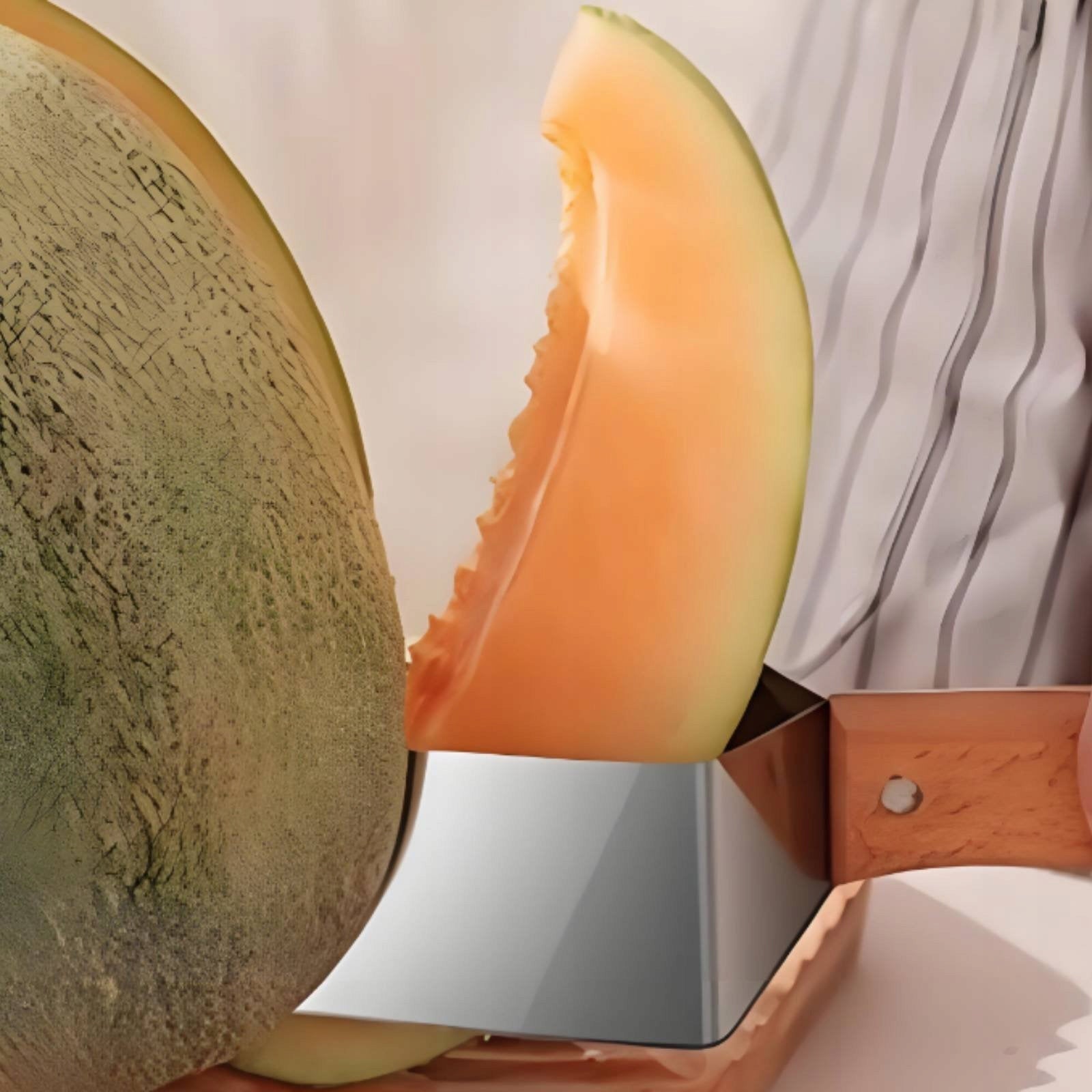 Industrial Device Sharp Stainless Steel Watermelon Cutter Ergonomic Handle Brand no brand