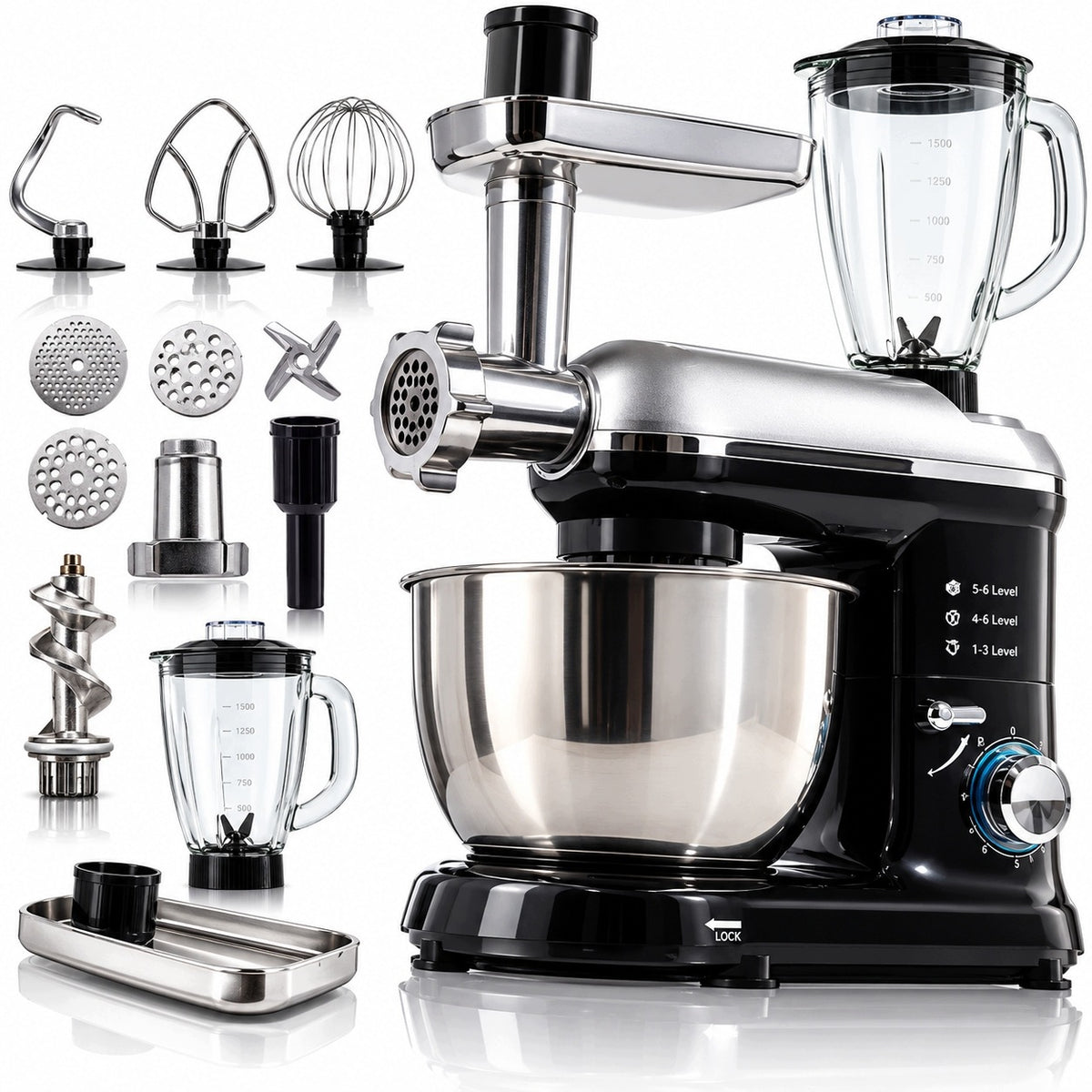 Industrial FOOD PROCESSOR PLANETARY MIXER WITH MEAT GRINDER RAVANSON