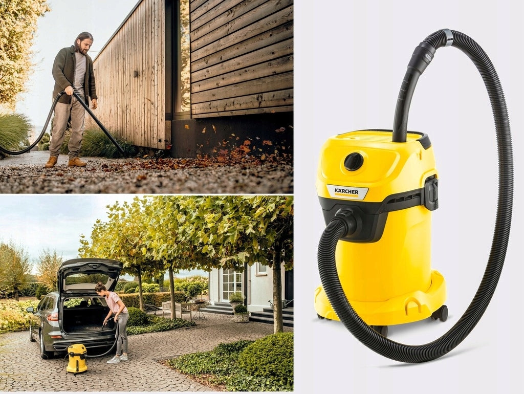 Industrial Vacuum Cleaner KARCHER WD3 17/4/20 1000W Dry Wet 17L Dominant color black