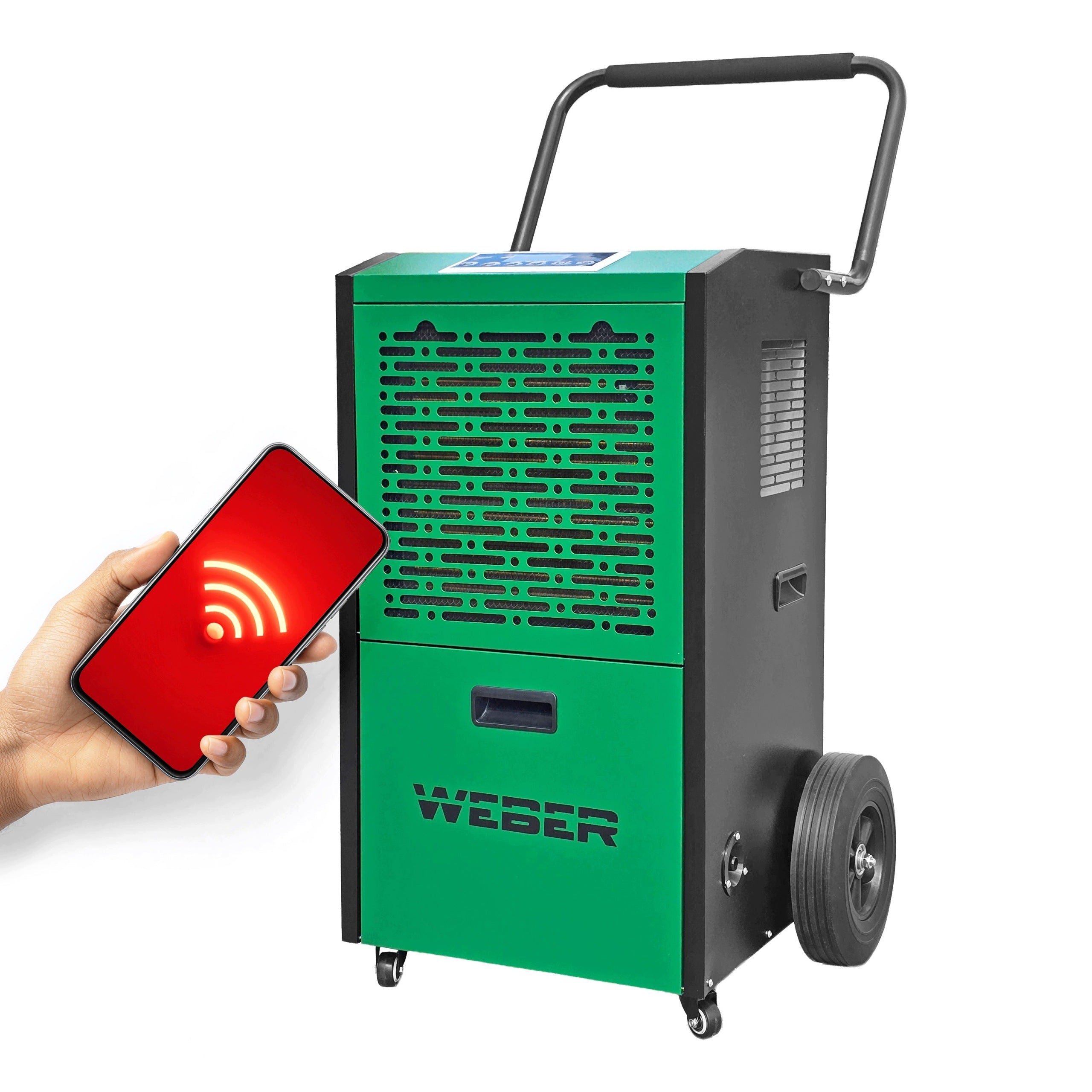 Industrial construction dehumidifier WEBER HACD-90F 90L/24H 1500W WI-FI