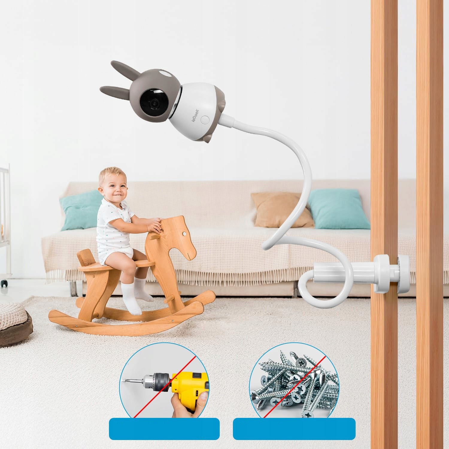 Infant Camera Holder Flexible Adjustable Rotating Crib Manufacturer code 339060741