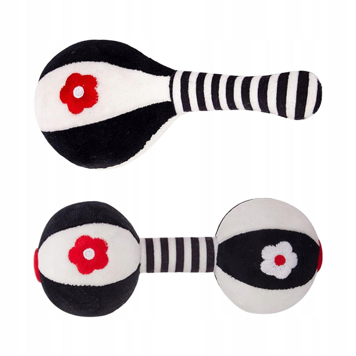 Infant Contrast Rattles 2 Pcs Black and White with Sound Manufacturer code T168263