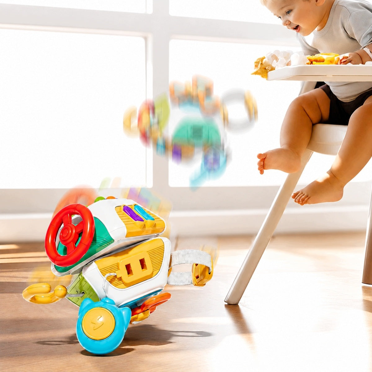 Infant Educational Cube 10in1 - Manipulation Board, Toy Brand no brand