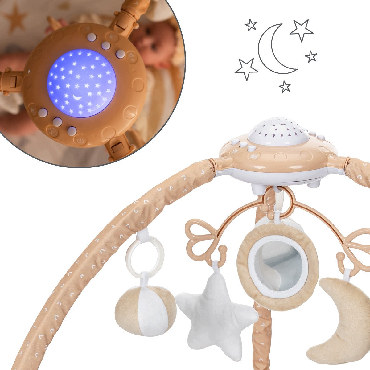Infant Interactive Educational Mat Projector Carousel Lorelli Packaging status original