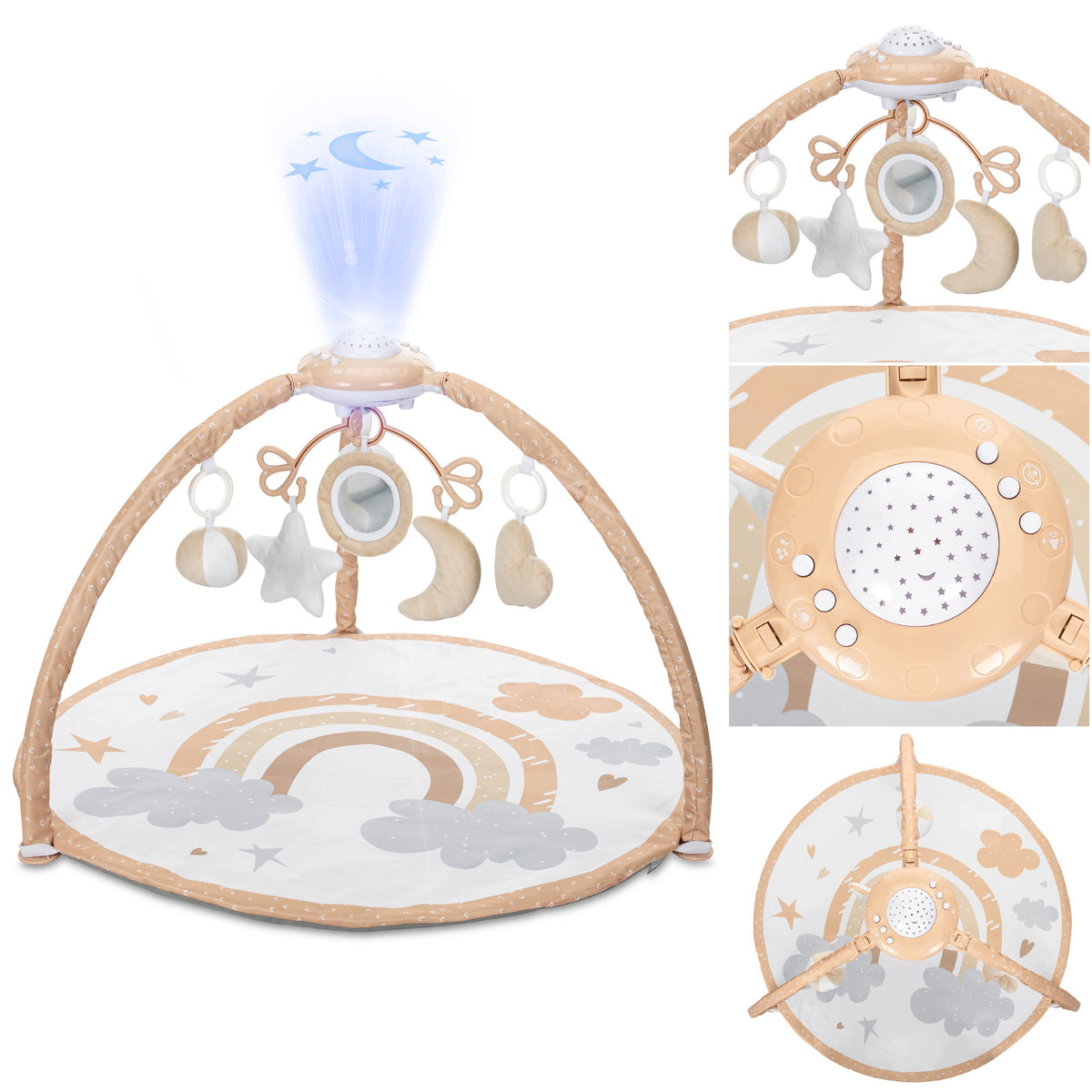 Infant Interactive Educational Mat Projector Carousel Lorelli