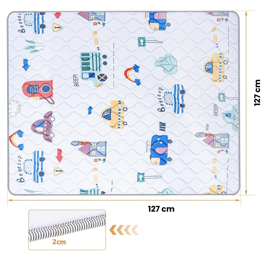 Infant Play Crawling Mat 127x127 Non-Slip Large Q5V Brand no brand
