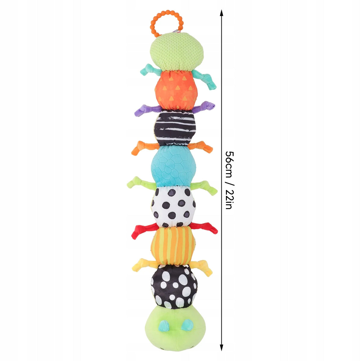 Infant Sensory Toy Caterpillar Music Plush Brand no brand