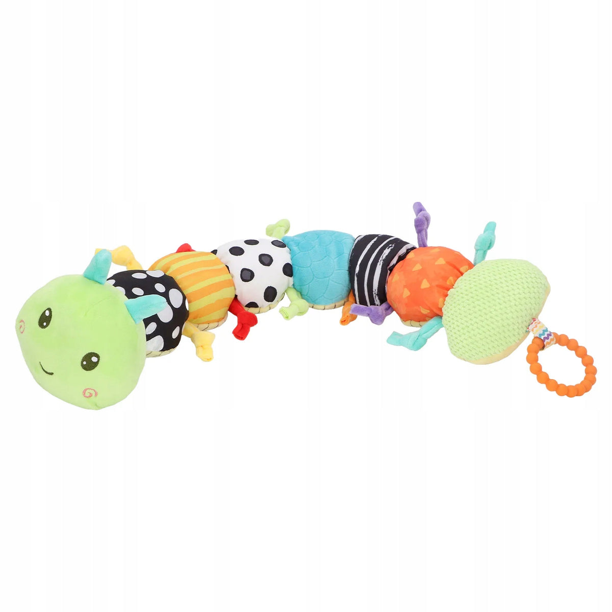 Infant Sensory Toy Caterpillar Music Plush Packaging status original