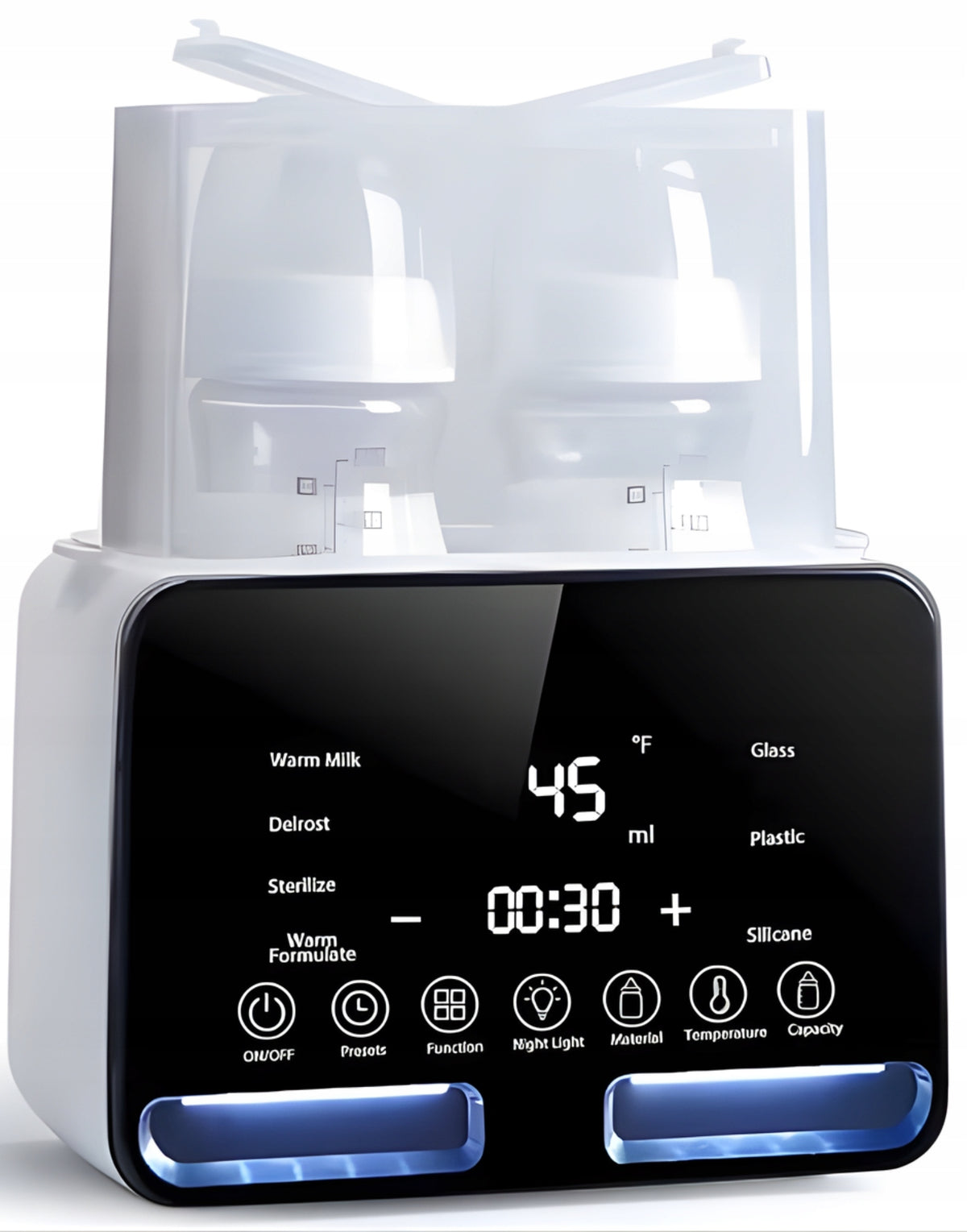 Infant Water Milk Bottle Sterilizer and Heater Manufacturer code GIO-375