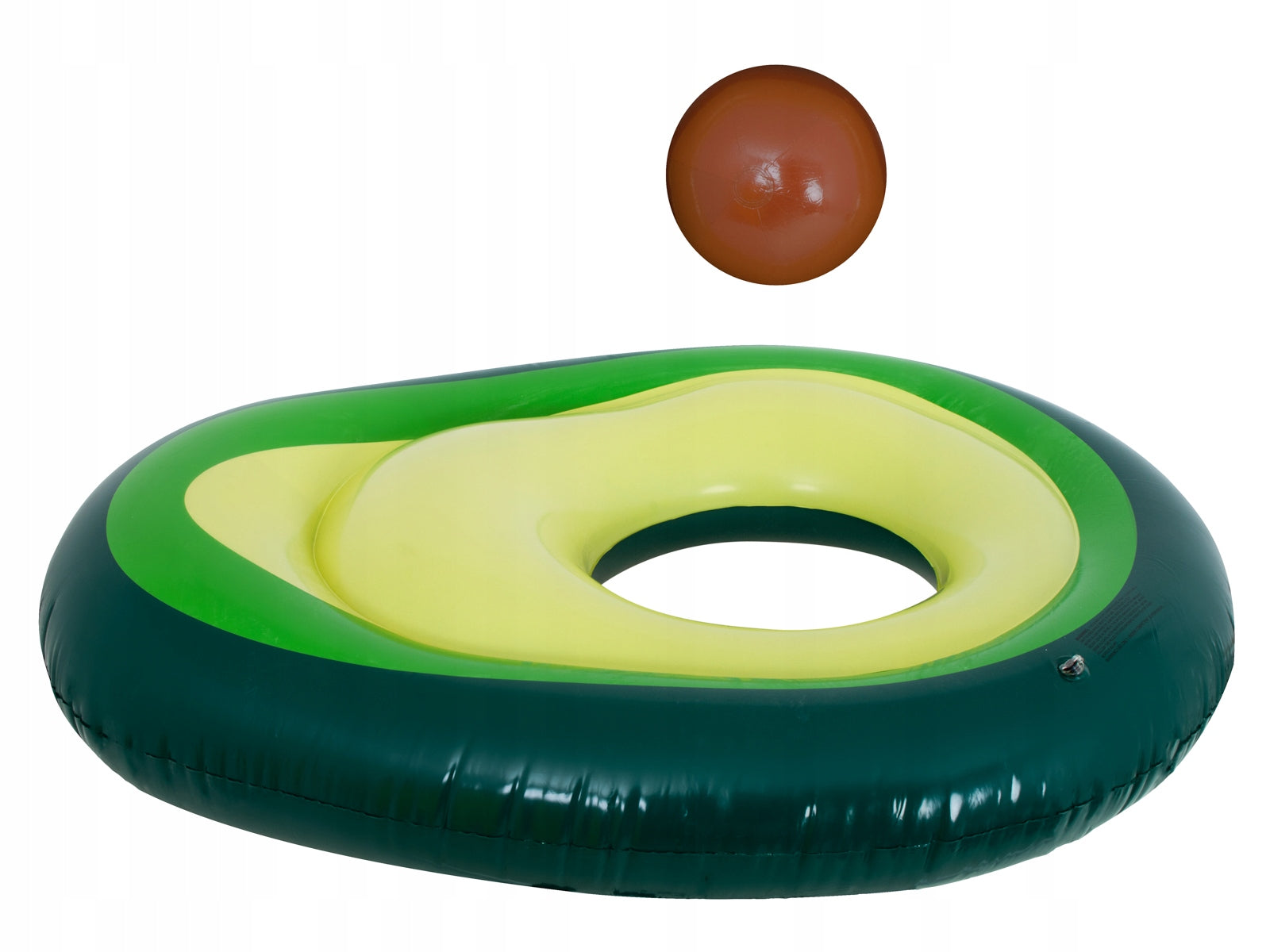 Inflatable Avocado Swimming Mattress with Seed 150cm XL Brand no brand