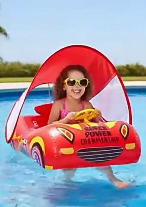 Inflatable Car for Children's Swimming Pool with Canopy and Steering Wheel 3+ Manufacturer code SWIM-03