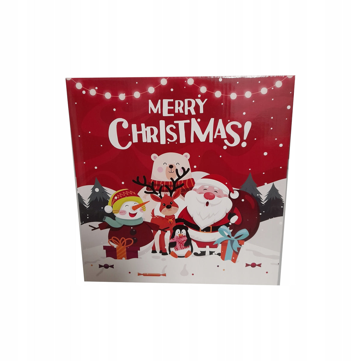 Inflatable Christmas Decoration Christmas Gate Santa Claus Snowman 240 Led Packaging status original
