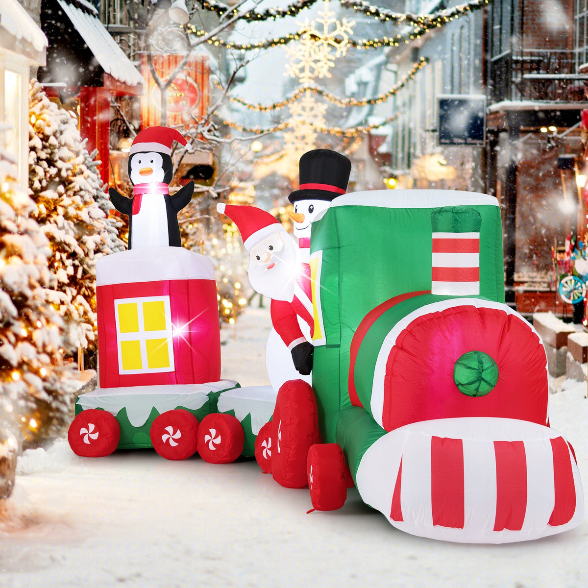 Inflatable Christmas Decoration Christmas Train Manufacturer code TT10034DE