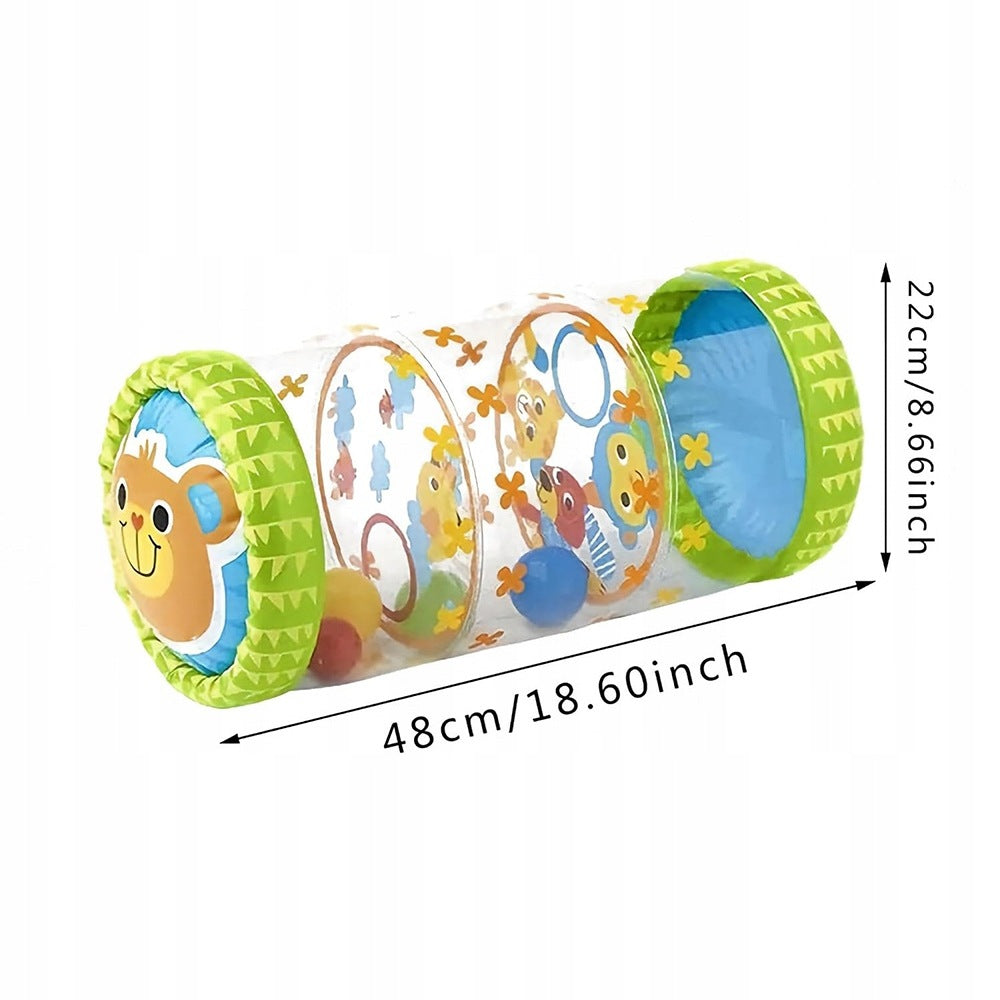 Inflatable Crawling Roller With Rattle Balls For Children 6M+ Brand no brand