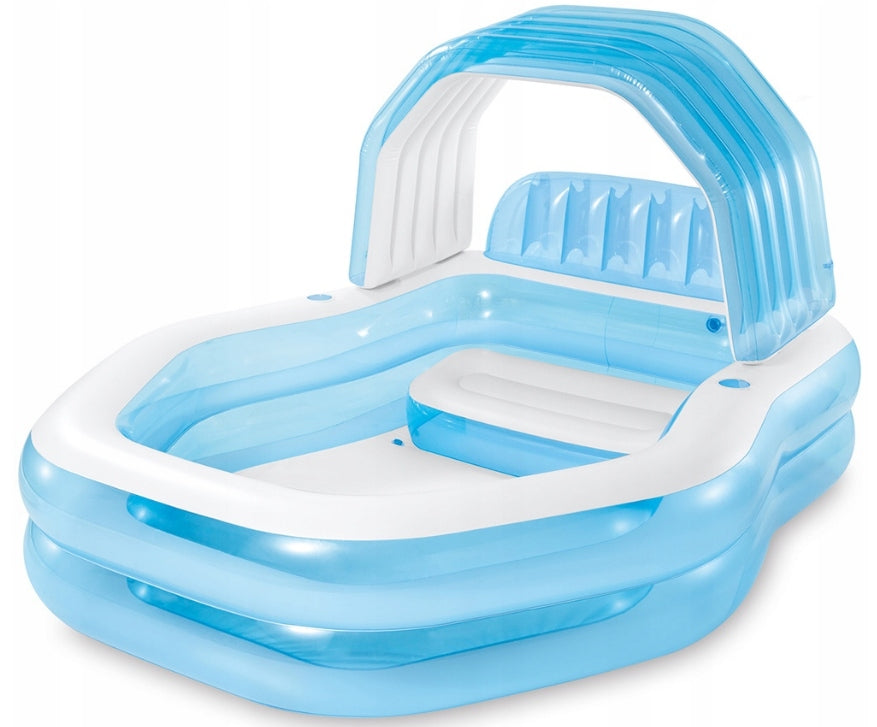 Inflatable Family Garden Pool With Canopy Intex 57186