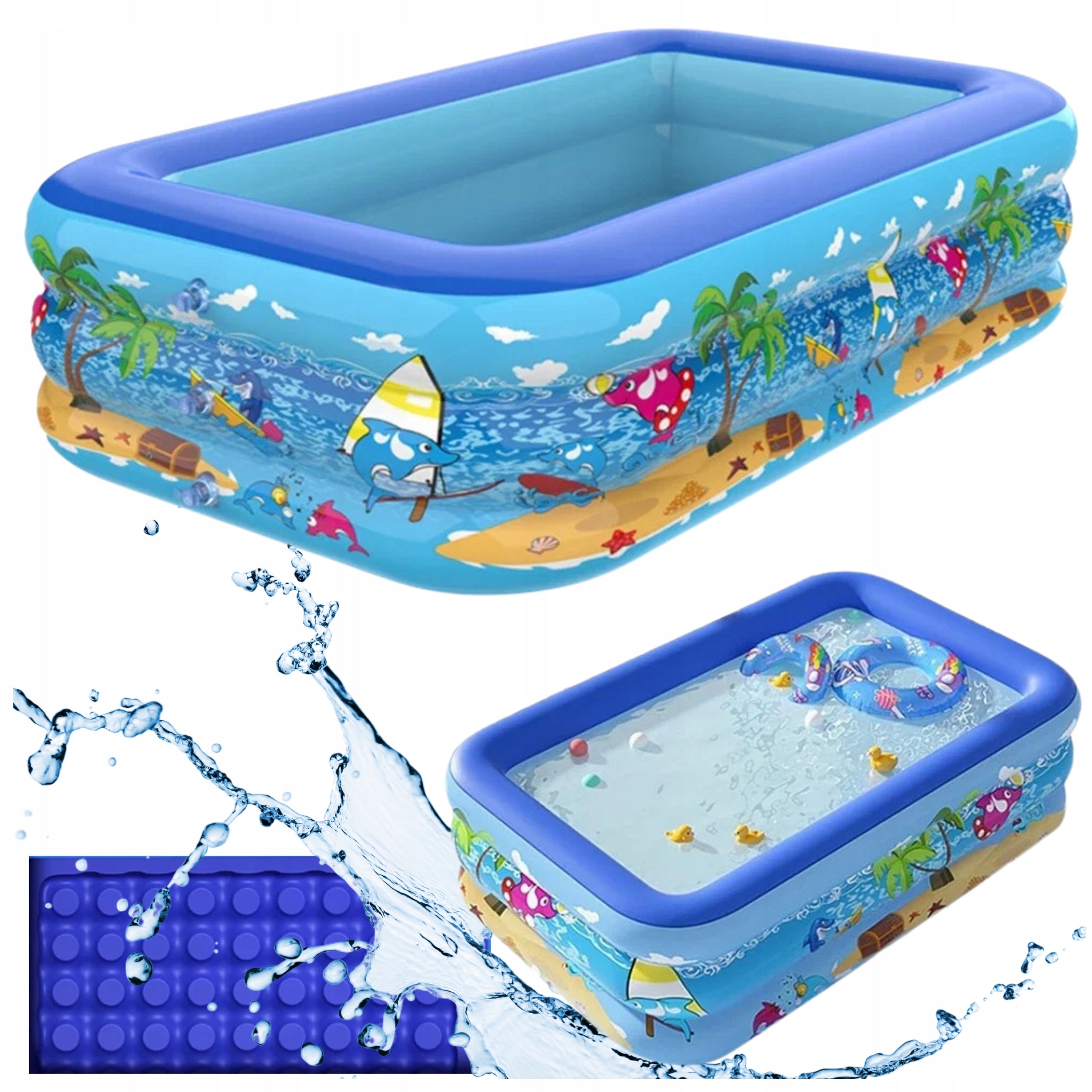 Inflatable Garden Pool for Children 150x105x50 Brand BestHurt
