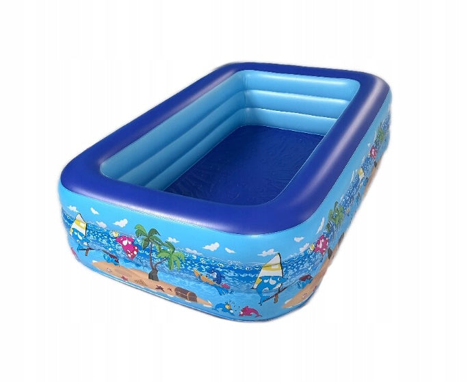 Inflatable Garden Pool for Children 150x105x50