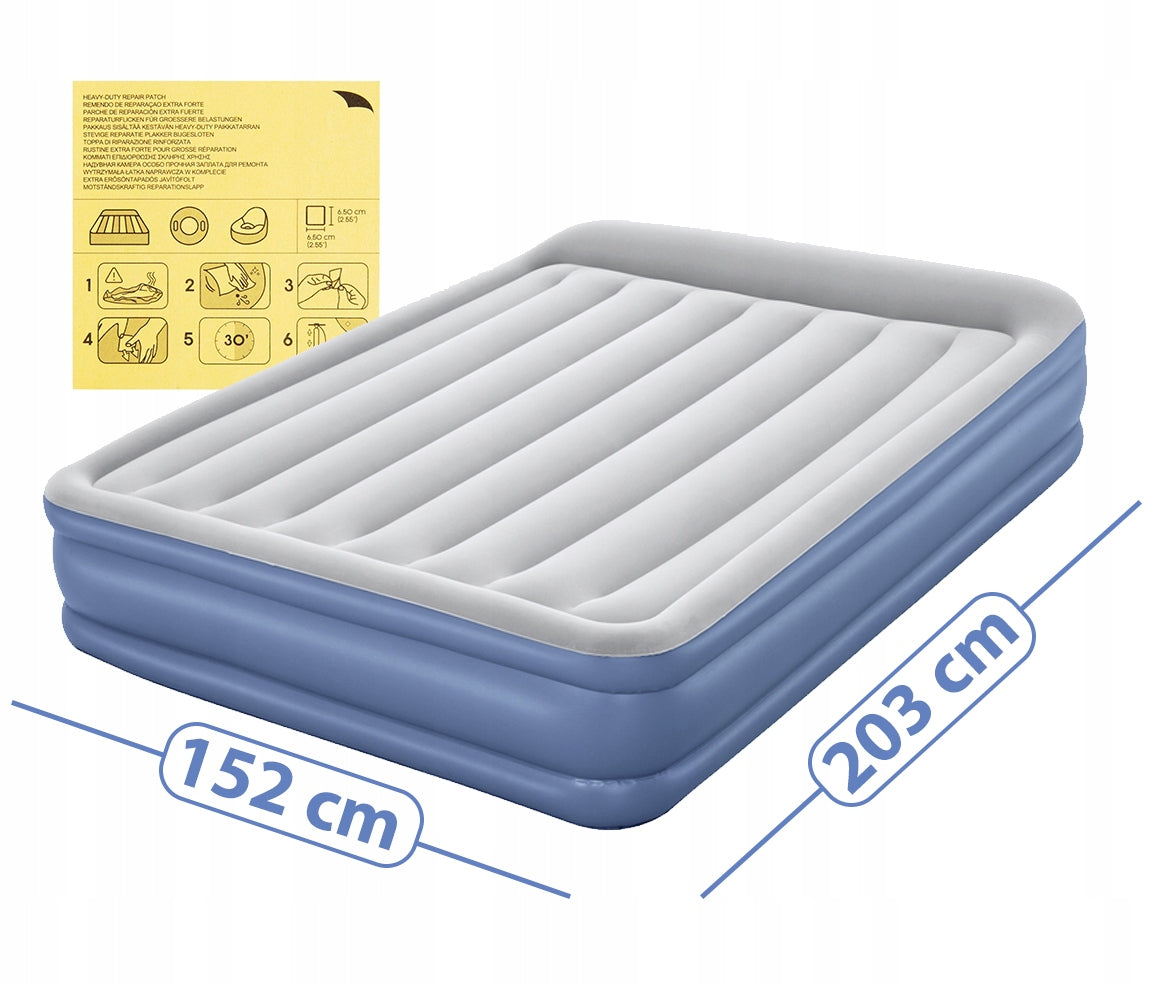 Inflatable Mattress Tourist Sleeping Double 203x152cm Pump BESTWAY Brand Bestway