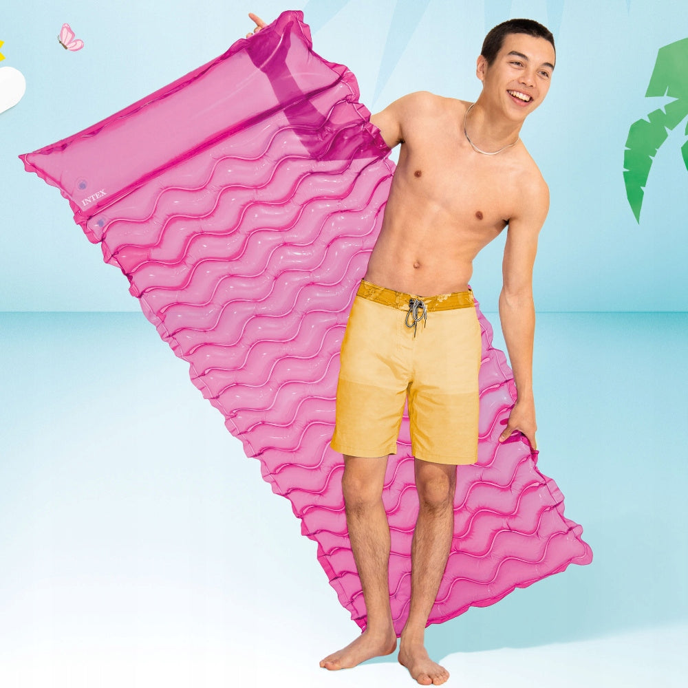 Inflatable Mattress for Water Swimming Pool Beach Lounger Swimming Pool 58807-2 PINK Brand Bestway